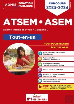 Bertrand.pt - Concours Atsem Et Asem - Categorie C - Tout-En-Un - Agent (Territorial) Specialise Des Ecoles Matern