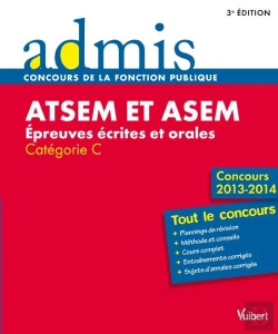Bertrand.pt - Concours Atsem Et Asem ; Épreuves Écrites Et Orales ; Catégorie C ; Tout Le Concours (3e Édition)