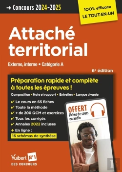 Bertrand.pt - Concours Attaché Territorial : Catégorie A ; Préparation Rapide Et Complète À Toutes Les Épreuves ! (Édition 2024/2025)