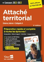 Concours Attache Territorial - Categorie A - Preparation Rapide Et Complete A Toutes Les Epreuves !