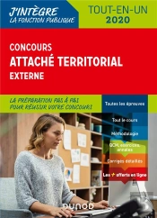 Concours Attache Territorial Externe - Tout-En-Un - Concours 2020