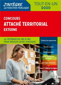 Bertrand.pt - Concours Attache Territorial Externe - Tout-En-Un - Concours 2020