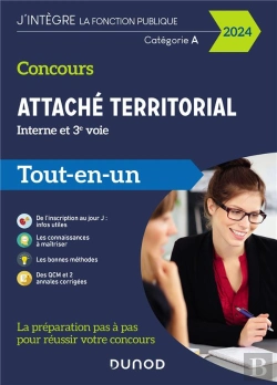 Bertrand.pt - Concours Attaché Territorial ; Interne Et 3e Voie ; Catégorie A ; Tout-En-Un (Édition 2024)
