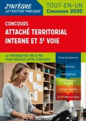 Concours Attache Territorial Interne Et 3e Voie- Tout-En-Un - Concours 2020