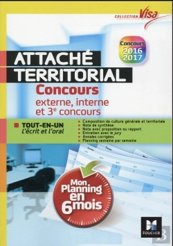 Bertrand.pt - Concours Attache Territorial - Mon Planning En 6 Mois - Tout-En-Un Express - Visa N 1