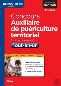 Bertrand.pt - Concours Auxiliaire De Puericulture Territorial Cat C Tt En Un 3e Edt 2016/17