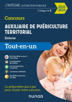 Bertrand.pt - Concours Auxiliaire De Puériculture Territorial : Tout-En-Un (Édition 2022/2023)