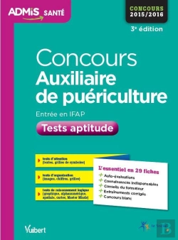 Bertrand.pt - Concours Auxiliaire De Puericulture Tests D'Aptitude 20 Fiches 2015