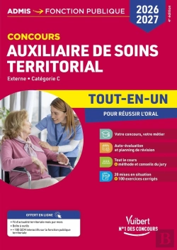 Bertrand.pt - Concours Auxiliaire De Soins Territorial 2026-2027 - Tout-En-Un : Externe - Catégorie C