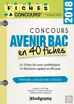 Bertrand.pt - Concours Avenir Bac En 40 Fiches