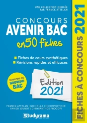 Concours Avenir Bac En 50 Fiches (Édition 2021)