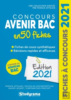 Bertrand.pt - Concours Avenir Bac En 50 Fiches (Édition 2021)