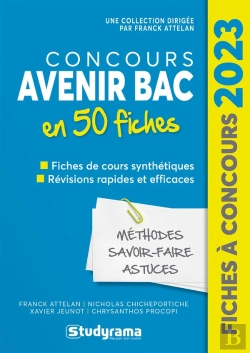 Bertrand.pt - Concours Avenir Bac En 50 Fiches (Édition 2023)