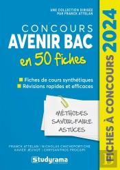 Concours Avenir Bac En 50 Fiches