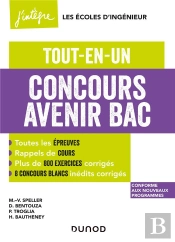 Concours Avenir Bac ; Tout-En-Un (Édition 2021/2022)
