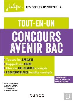 Bertrand.pt - Concours Avenir Bac ; Tout-En-Un (Édition 2021/2022)