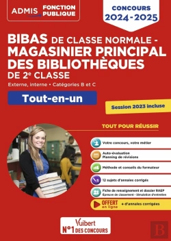 Bertrand.pt - Concours Bibliothécaire Assistant Spécialisé : Magasinier Principal Des Bibliothèques 2e Classe
