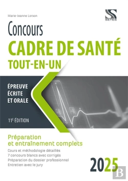 Bertrand.pt - Concours Cadre De Santé 2025 : Tout-En-Un