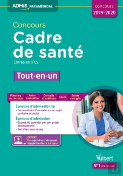 Bertrand.pt - Concours Cadre De Santé ; Entrée En Ifcs ; Tout-En-Un (Concours 2019/2020)