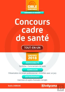 Bertrand.pt - Concours Cadre De Santé ; Tout-En-Un (Concours 2018)