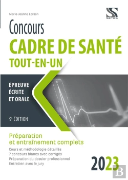 Bertrand.pt - Concours Cadre De Santé : Tout-En-Un (Édition 2023)