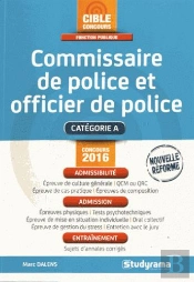 Concours Commissaire De Police Et Officier De Police