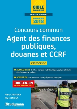 Bertrand.pt - Concours Commun Agent Administratif Principal Des Finances Publiques, Des Douanes Et De La Ccrf De 2e Classe ; Catégorie C ; Tout-En-Un (Concours 2018)