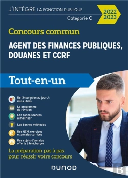 Bertrand.pt - Concours Commun Agent Des Finances Publiques, Douanes Et Ccrf - 2022-2023 - Categorie C - Tout-En-Un