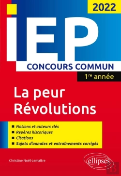 Bertrand.pt - Concours Commun Iep 2022 : 1re Année ; Nouveau Thème / Révolutions