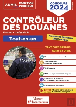 Bertrand.pt - Concours Controleur Des Douanes - Categorie B - Tout-En-Un Branches Operations Commerciales, Surveil