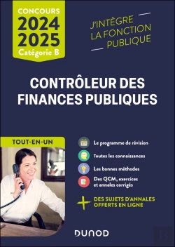 Bertrand.pt - Concours Contrôleur Des Finances Publiques ; Catégorie B ; Tout-En-Un (Édition 2024/2025)