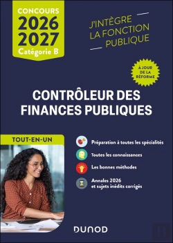 Bertrand.pt - Concours Contrôleur Des Finances Publiques ; Tout-En-Un (Édition 2025/2026)