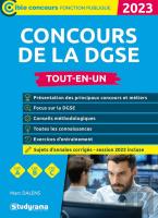 Concours De La Dgse (Categories A, B Et C  Edition 2023) - Attache  Controleur  Secretaire Admini