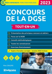 Concours De La Dgse (Categories A, B Et C  Edition 2023) - Attache  Controleur  Secretaire Admini