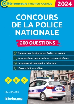 Bertrand.pt - Concours De La Police Nationale  200 Questions (Categories A, B Et C  Edition 2024)
