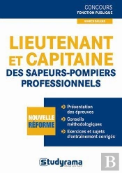 Concours De Lieutenant Et De Capitaine Des Sapeurs-Pompiers Professionnels