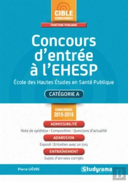 Bertrand.pt - Concours D'Entrée À L'Ehesp ; Concours 2015-2016