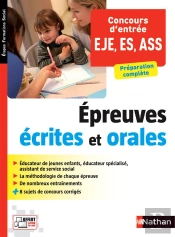 Concours D'Entrée Éducateur Jeunes Enfants ; Éducateur Spécialisé, Assistant Service Social
