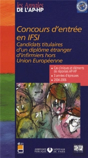 Concours D'Entrée En Ifsi ; Candidats Titutlaires D'Un Diplôme Étranger D'Infirmiers Hors Union Européenne