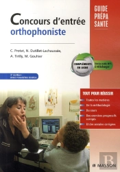 Concours D'Entrée Orthophoniste (3e Édition)