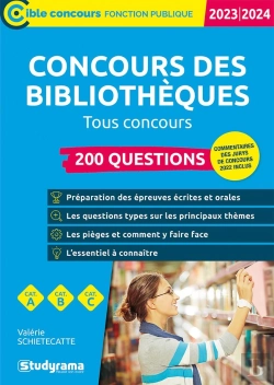 Bertrand.pt - Concours Des Bibliothèques 200 Questions : Categories A, B, C Tous Concours (Édition 2023/2024)