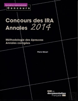 Bertrand.pt - Concours Des Ira - Annales 2014