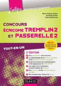 Bertrand.pt - Concours Écricome Tremplin 2 Et Passerelle 2 (2e Édition) ; Tout-En-Un