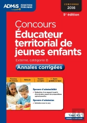 Concours Educateur Territorial De Jeunes Enfants Cat B Annales Corrigees 5e Ed