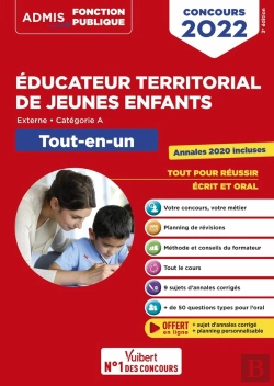 Bertrand.pt - Concours Educateur Territorial De Jeunes Enfants - Tout-En-Un - Categorie A - Concours 2022