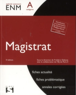 Bertrand.pt - Concours Enm ; Magistrat ; Catégorie A (4e Édition)