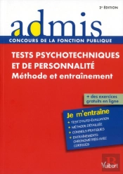 Concours Epreuve Tests Psychotechniques Et De Personnalite Ecrit 2e Edt
