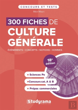 Bertrand.pt - Concours Et Tests : 300 Fiches De Culture Générale