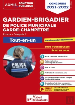 Bertrand.pt - Concours Gardien-Brigadier De Police Municipale Et Garde-Champêtre - Catégorie C - Tout-En-Un (Édition 2021/2022)