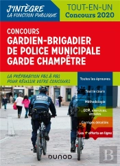 Concours Gardien Brigadier De Police Municipale - Garde Champetre - Concours 2020 - Externe, Interne